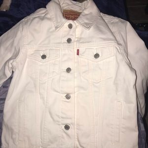 Adult size white denim Levi’s Jacket* Small